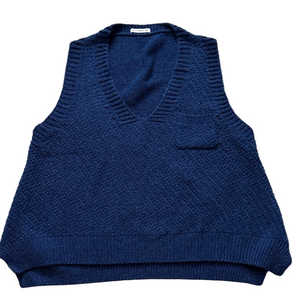 Cellabie blue sweater vest one size